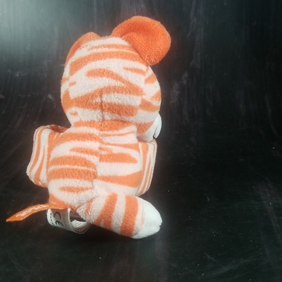 Wild Republic Hug Huggers Slap Wrist Bracelet Stroller Orange Tiger 4" Stuffy - Picture 4 of 10